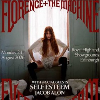 FLORENCE + THE MACHINE, ROYAL HIGHLAND SHOWGROUNDS, EDINBURGH, MONDAY 24TH AUGUST 2026