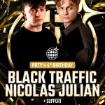 PRTY, 4TH BIRTHDAY, BLACK TRAFFIC + NICOLAS JULIAN, GLASGOW, PLATFORM, FRIDAY 24TH OCTOBER 2025