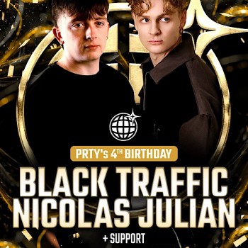 PRTY, 4TH BIRTHDAY, BLACK TRAFFIC + NICOLAS JULIAN, GLASGOW, PLATFORM, FRIDAY 24TH OCTOBER 2025